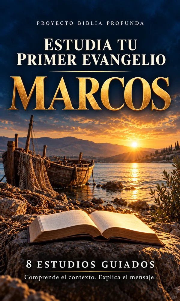 Portada de Estudia tu primer Evangelio: Marcos